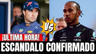 ¡BOMBAZO! HAMILTON INTENTÓ ROMPER EL FICHAJE DE CHECO PÉREZ POR MERCEDES