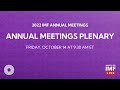 2022 Annual Meetings Plenary