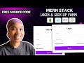 Build a Full Stack Login & Sign Up Form With React, MongoDB, Node JS, Express JS and Tailwind CSS