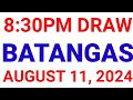 STL - BATANGAS August 11, 2024 3RD DRAW RESULT