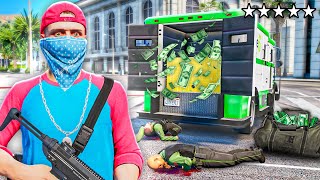 WIR ÜBERFALLEN GELD TRANSPORTER! (GTA 5 Gang Mod 4)