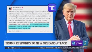 President-elect Trump responds to attack in New Orleans