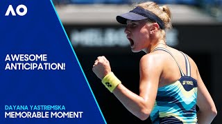 Superb Anticipation from Dayana Yastremska! | Australian Open 2024