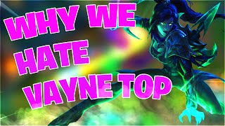 Why League Players HATE VAYNE TOP Explained in 5 minutes | League of Legends