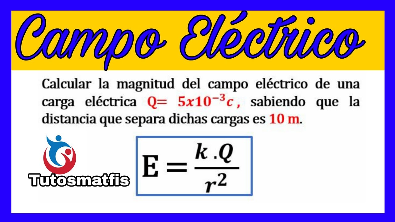 Ley De Coulomb, Calcular El Valor Del Campo Eléctrico Dada La Distancia ...