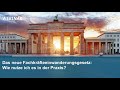 Webinar: Das neue Fachkräfteeinwanderungsgesetz  - Wie nutze ich es in der Praxis (Blaue Karte EU)