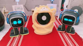 EMO robot by Living AI - unboxing with Jibo, BJ3