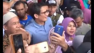 Sandiaga: Bertemu Warga Bisa Perkaya Materi Debat Pilpres