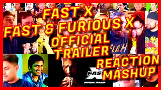 FAST X - OFFICIAL TRAILER - REACTION MASHUP - THE FAST & THE FURIOUS X - VIN DIESEL JASON MOMOA [AR]