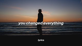 CHPTRS - You Changed Everything (lyrics) ft. Marie Hines