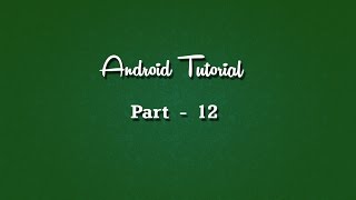#android #androidtutorial Android Tutorial Lesson 12 String Array and List