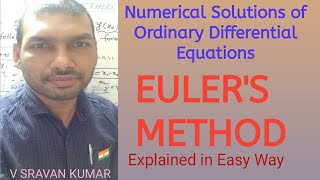 Euler's Method in telugu @VATAMBEDUSRAVANKUMAR