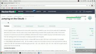 Jumping on the Clouds Hacker Rank Solution in C Programming Language