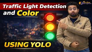 Traffic Light Detection and Color using Yolo | OpenCV Projects | Image Processing