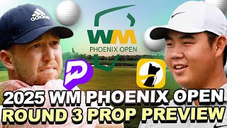 2025 WM Phoenix Open Round 3 Betting Preview : Weather, Pins, Averages, Prize Picks + Underdog Props