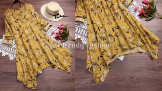 Summer Top/ Shirt Design Cutting And Stitching/ Co-ord Set Cutting Stitching/Latest Kurti Design DIY