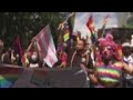 Thousands march in Mexico City Pride celebration