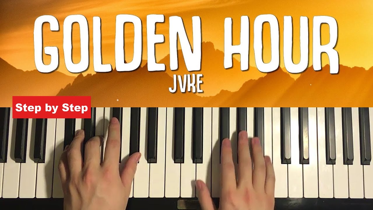 Jvke Golden Hour Piano Tutorial Lesson Acordes Chordify