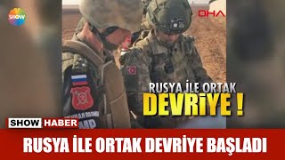 Rusya ile ortak devriye başladı