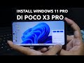 Cara install Windows 11 di HP Android Poco X3 Pro