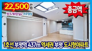 [25-109] 15층중 9층 막힘 없는 주택 등기~ 1호선 부평역 437m 부평 도시형아파트