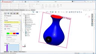 182 SolidWorks Mold Tools Tutorial Parting Lines inserting, split line, fixing HD