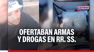 🔴🔵SMP: Detienen a sujetos que ofertaban armas y drogas en redes sociales