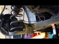 diy how to change the rear shocks on a hyundai elantra kyb leftside