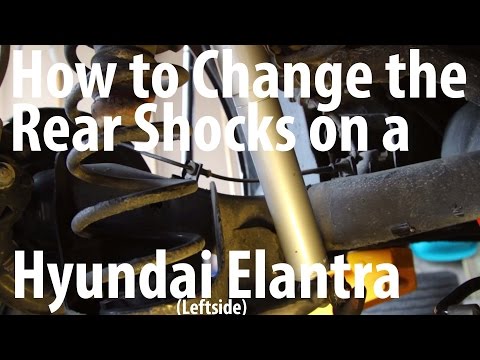 DIY How to change the rear shocks on a Hyundai Elantra KYB (Leftside) DIY How to change the rear shocks on a Hyundai Elantra KYB (Leftside)