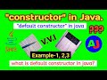 Default constructor in java | Java programming
