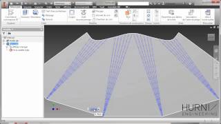 Inventor - Module de tôlerie - Dépliage d'une trémie et export