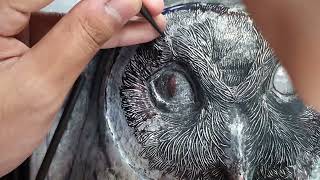 How to make the owl | chasing & repousse