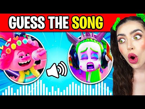 Trolls Band Together GUESS THE SONG!? (Growing Up VELVET & VENEER!)