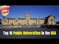 Top 10 Public Universities in the USA