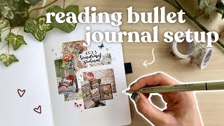 reading bullet journal setup 2023 🦋 ideas for beginners