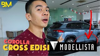 AKU RABA COROLLA CROSS EDISI TERHAD MODELLISTA | Official import dari Jepun tu