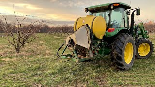 How to Spray Peach Trees Step 1