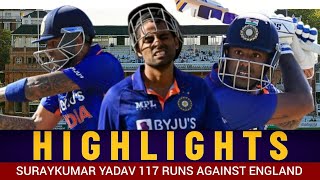 SuryKumar Yadav 117 (55) Runs Against England, 3rd T20 2022  (Full Highlights)