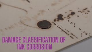 Damage Classification of Ink Corrosion