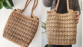 🎉 Elegant Handmade Crochet Tote Bag Tutorial – Stylish \u0026 Practical Design