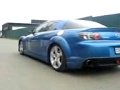 Mazda RX-8 Burnout Almost Crashed