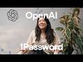 1Password One Shots with Codex