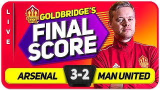 TITLE GONE! Arsenal 3-2 Manchester United! GOLDBRIDGE Match Reaction