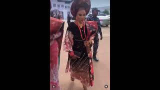 Ooni of ife’s olori Elizabeth returns in style.