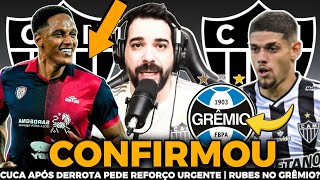 CONFIRMOU!!! CUCA PEDIU APÓS DERROTA REFORÇO | QUEM CHEGA? | NOTÍCIAS DO ATLÉTICO MINEIRO DE HOJE