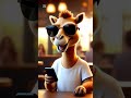 cool camel chilling at a cafe a digital masterpiece ai shorts