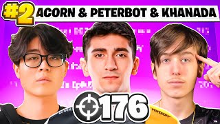 2ND PLACE TRIO CASH CUP | ft. Peterbot \u0026 Khanda - 176 ELIMS 🏆