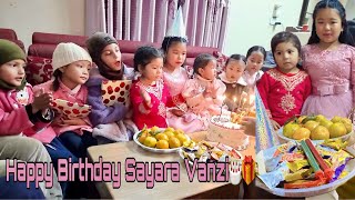 VLOG-66❣️❣️❣️ HAPPY BIRTHDAY 🥰🥳🎁SAYARA ( Vanzi) Dharai Maya❣️😘