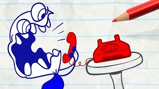 Pencilmate Gets 1,000 Missed Calls! -in- PHONEY BALONEY - Pencilmation Cartoons