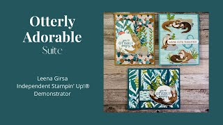 Three Utterly Adorable Cards with the Otterly Adorable Suite by Stampin’ Up!®